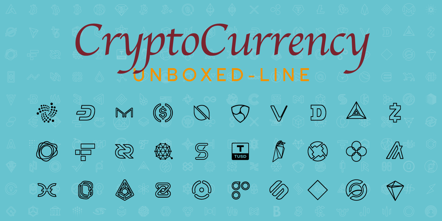 Example font Cryptocurrency #8